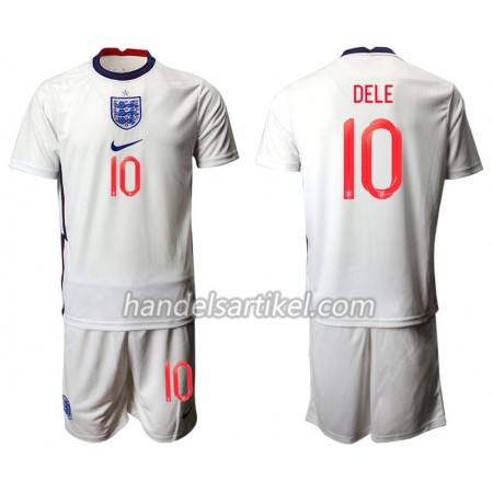 England Dele 10 Kinder Heim Trikotsatz Euro 2020 Kurzarm (+ Kurze Hosen)